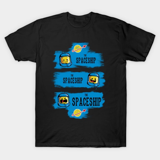 The Good, The Bad and the SPACESHIP! T-Shirt by PrismicDesigns